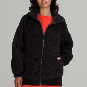 Lululemon Long Textured Fleece Jacket